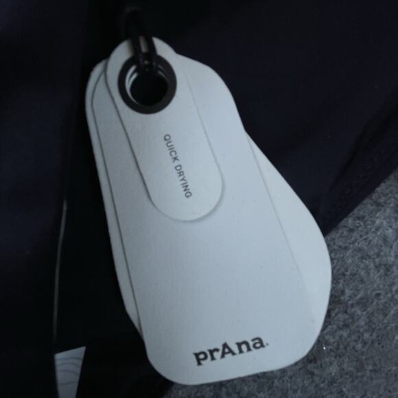 Prana Swimsuit Bikini Bottom Womens Extra Small Summer Wave Black Solid - Picture 6 of 9